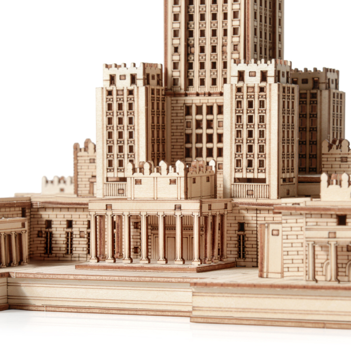 Puzzle 3D, din lemn, Palatul culturii si stiintei, 511 piese [5]