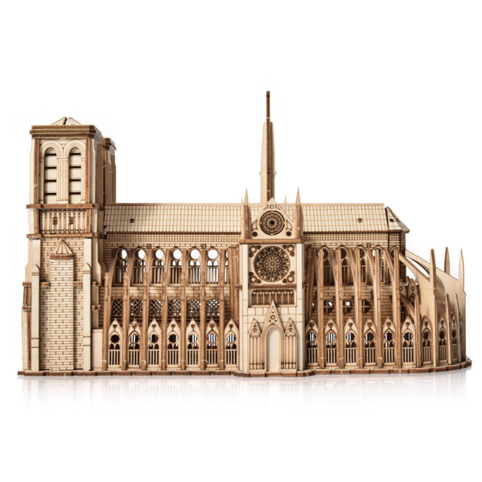 Puzzle 3D, din lemn, Notre-Dame, 313 piese [5]