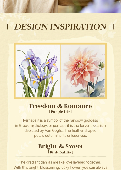 Puzzle 3D, din lemn, Dalie roz, 93 piese [3]