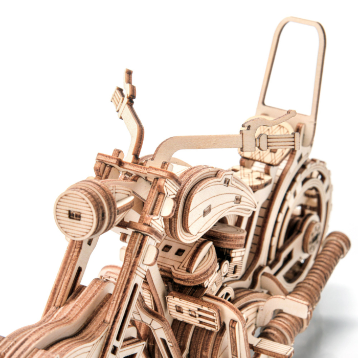 Puzzle 3D, din lemn, Motocicleta Yankee Chopper, 202 piese [2]