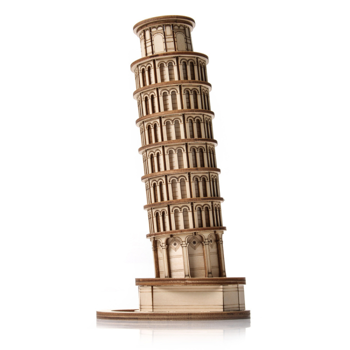 Puzzle 3D, din lemn, Turnul din Pisa, 183 piese [3]