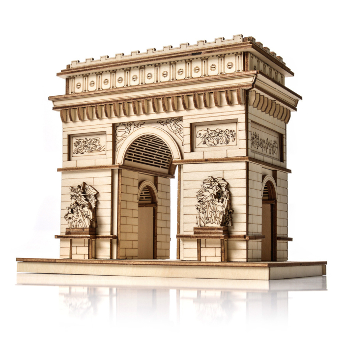 Puzzle 3D, din lemn, Arcul de triumf, 164 piese [3]