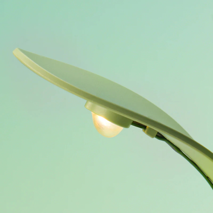 Puzzle 3D, din plastic, lampa de veghe, Camelie verde, 73 piese [12]