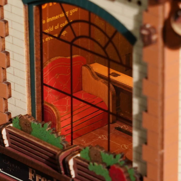 Puzzle 3D electric, cutiuta muzicala, Fabrica de cafea, 593 piese [13]