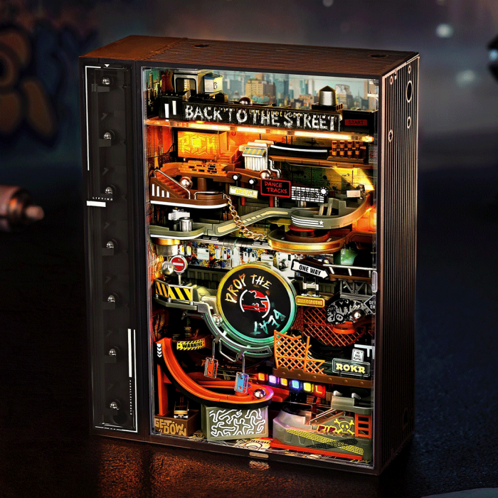 Puzzle 3D, electric, din plastic, Strada hip-hop, 134 piese [1]