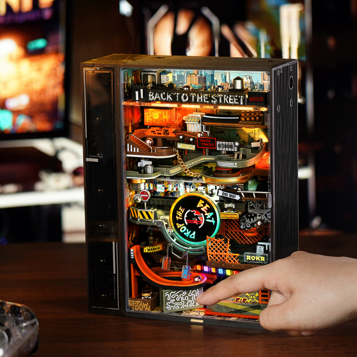 Puzzle 3D, electric, din plastic, Strada hip-hop, 134 piese [3]