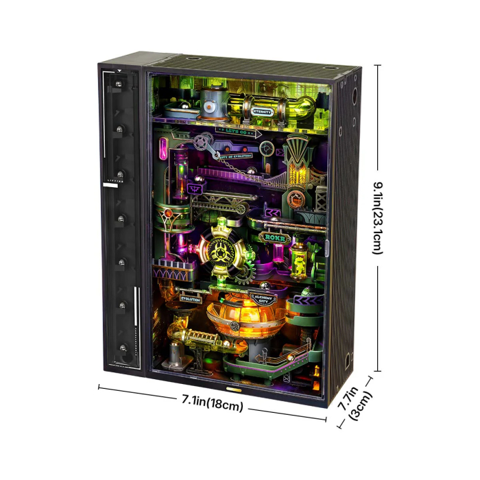 Puzzle 3D, electric, din plastic, Orasul alchimic, 247 piese [3]