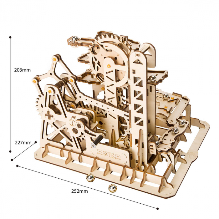 Puzzle 3D Marble Climber, Lemn, 227 piese [3]
