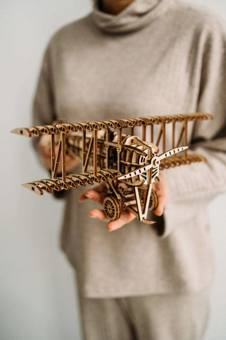 Puzzle 3D Mecanic, Avion, 148 piese [8]