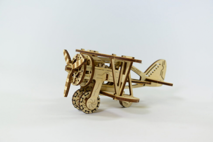 Puzzle 3D Mecanic, Avion usor, 63 piese [3]