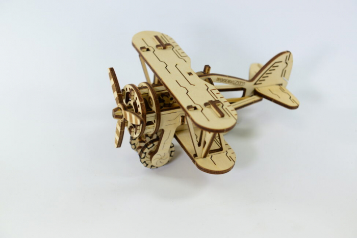 Puzzle 3D Mecanic, Avion usor, 63 piese [4]