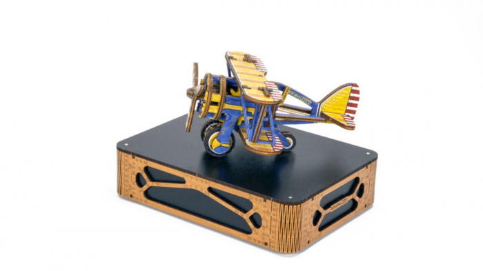 Puzzle 3D Mecanic, Avion usor, 65 piese [3]