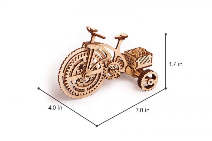 Puzzle 3D Mecanic, Bicicileta, 89 piese [3]