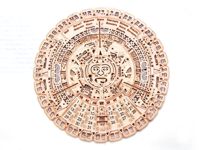 Puzzle 3D Mecanic, Calendar Maya, 73 piese [5]