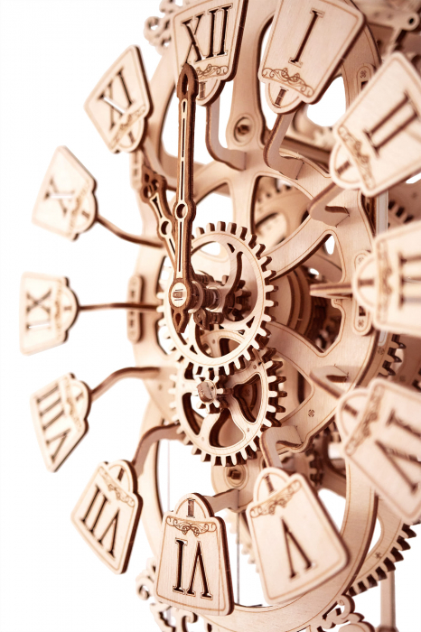 Puzzle 3D Mecanic, Ceas cu pendul, 251 piese [6]