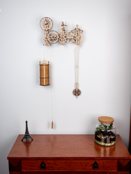 Puzzle 3D Mecanic, Ceas de perete Steampunk, 269 piese [6]