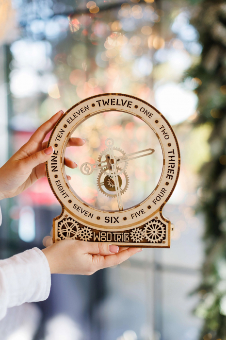 Puzzle 3D Mecanic, Ceas kinetic zodiac, 143 piese [6]