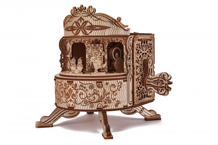 Puzzle 3D Mecanic, cutiuta muzicala, Teatru de papusi, 162 piese [3]
