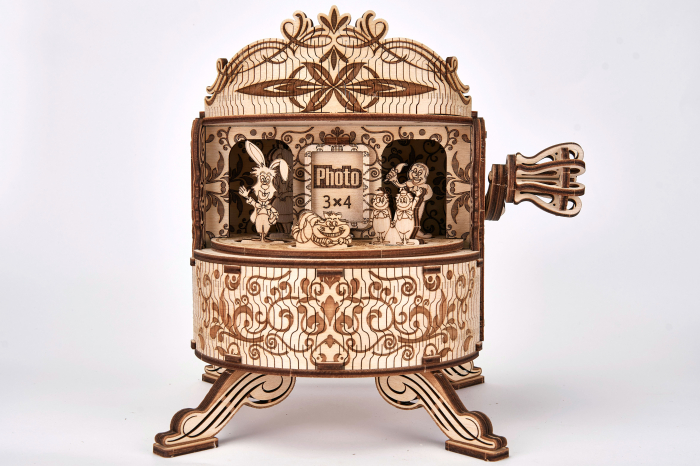 Puzzle 3D Mecanic, cutiuta muzicala, Teatru de papusi, 162 piese [10]