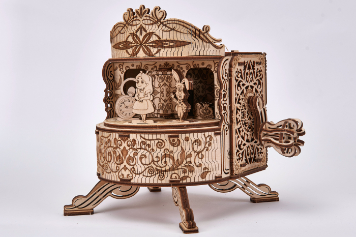 Puzzle 3D Mecanic, cutiuta muzicala, Teatru de papusi, 162 piese [12]