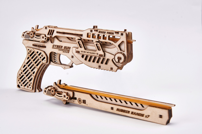 Puzzle 3D Mecanic, Cyber gun, 122 piese [7]