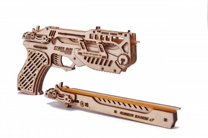 Puzzle 3D Mecanic, Cyber gun, 122 piese [2]