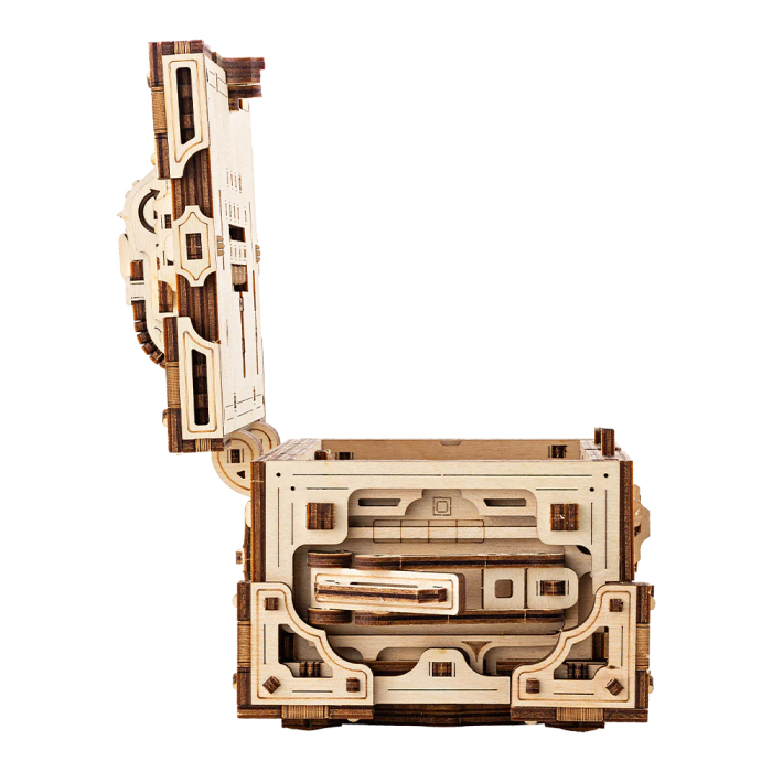 Puzzle 3D, mecanic, din lemn, Enigma, 504 piese [4]