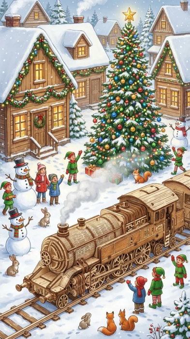 Puzzle 3D, mecanic, din lemn, Marele calator 246, 410 piese [9]