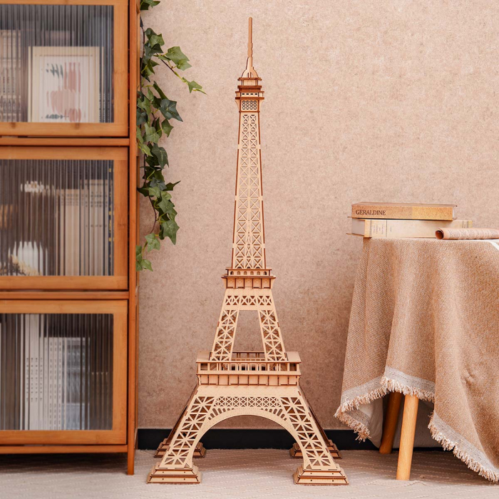 Puzzle 3D, din lemn, Turnul Eiffel Plus, 191 piese [5]