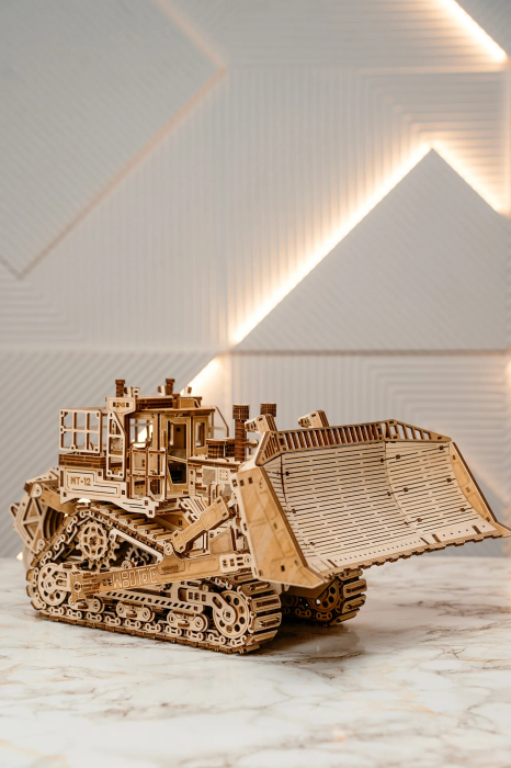 Puzzle 3D, mecanic, din lemn, Titan de teren, 1715 piese [8]