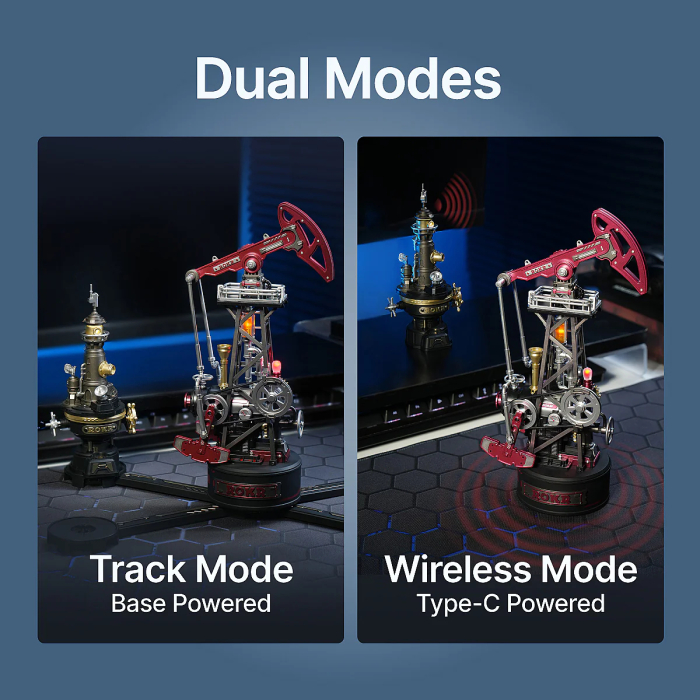 Puzzle 3D mecanic, din metal si plastic, Far pentru nave, 60 piese [6]