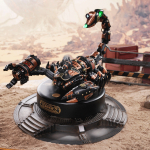 Puzzle 3D mecanic, din metal si plastic, Scorpion regal, 123 piese [6]
