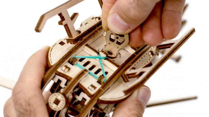 Puzzle 3D Mecanic, Elicopter, 194 piese [6]