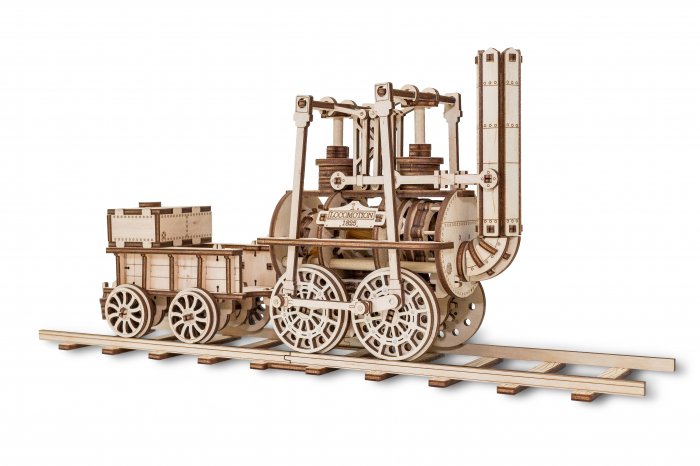 Puzzle 3D Mecanic, Locomotiva cu abur [3]