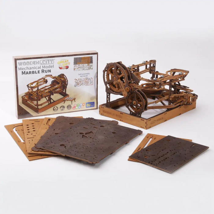 Puzzle 3D Mecanic, Marble run, 247 piese [10]