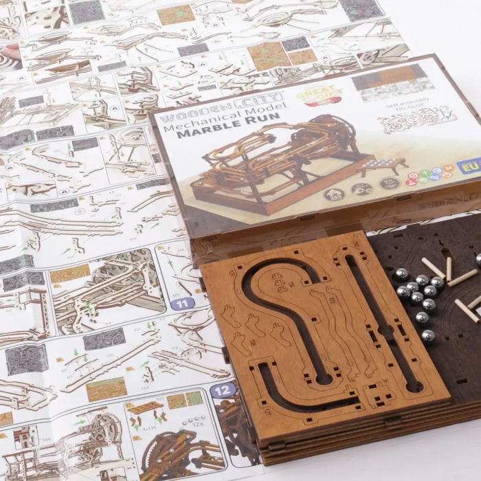 Puzzle 3D Mecanic, Marble run, 247 piese [11]
