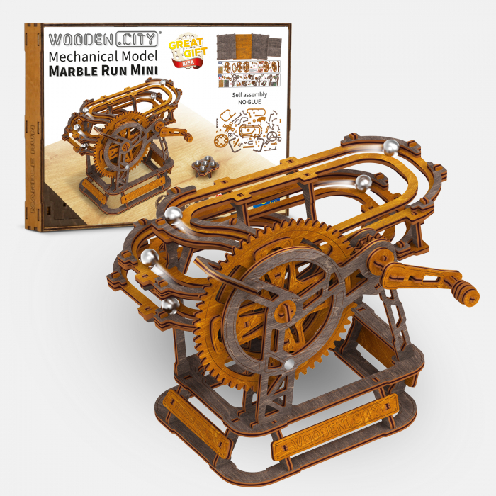 Puzzle 3D Mecanic, Mini marble run, 128 piese [6]