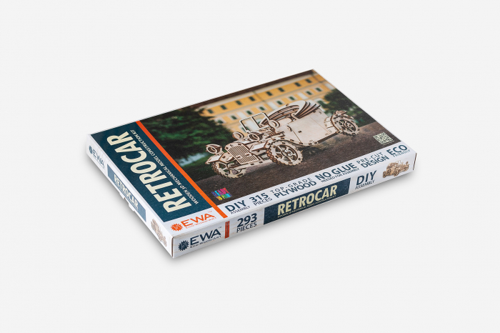 Puzzle 3D Mecanic, Masina Retro [8]