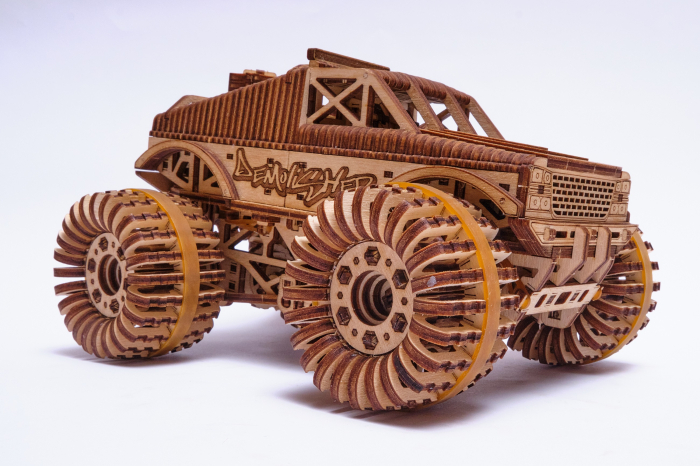 Puzzle 3D Mecanic, Monster Truck, 556 piese [8]