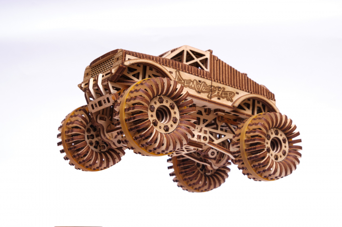 Puzzle 3D Mecanic, Monster Truck, 556 piese [4]