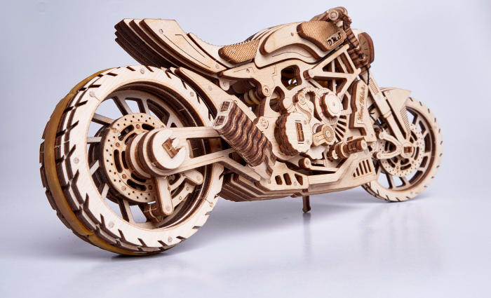 Puzzle 3D Mecanic, Motocicleta DMS, 203 piese [7]