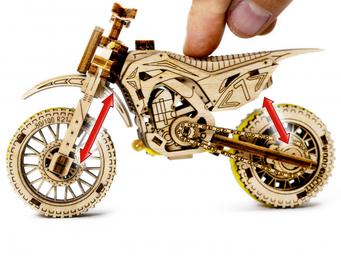 Puzzle 3D Mecanic, Motocross, 78 piese [7]