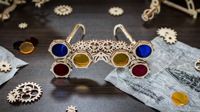 Puzzle 3D Mecanic, Ochelari Steampunck [5]