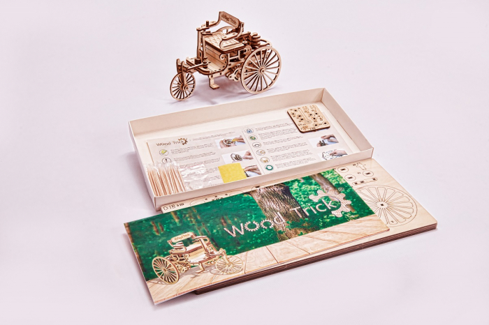 Puzzle 3D Mecanic, Prima masina, 152 piese [2]