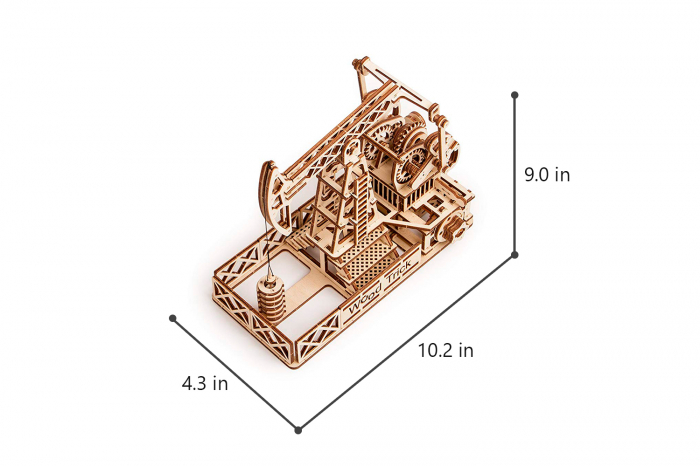 Puzzle 3D Mecanic, Sonda de petrol, 194 piese [2]