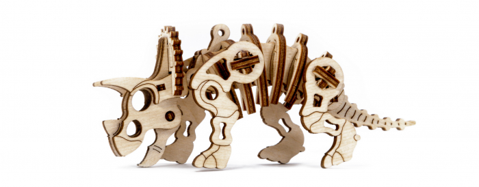 Puzzle 3D Mecanic, Triceraptor, 33 piese [4]