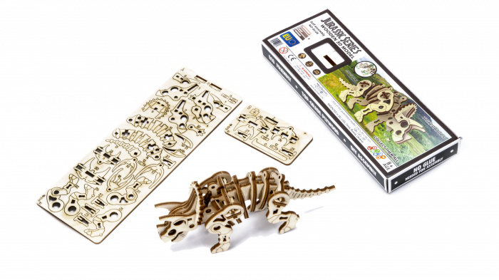 Puzzle 3D Mecanic, Triceraptor, 33 piese [5]