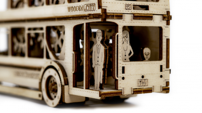 Puzzle 3D Mecanic, Autobuz londonez, 197 piese [2]