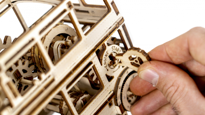 Puzzle 3D Mecanic, Autobuz londonez, 197 piese [4]