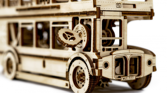 Puzzle 3D Mecanic, Autobuz londonez, 197 piese [3]